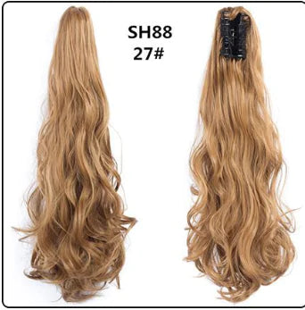 Fluffy Natural Lifelike Claw Clip Ponytail