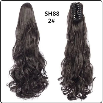 Fluffy Natural Lifelike Claw Clip Ponytail