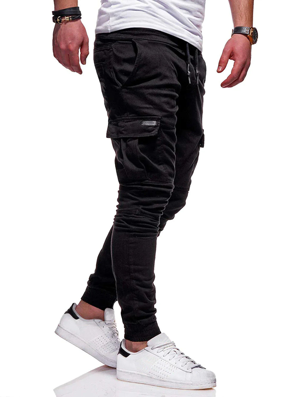 Men's Casual Joggers Pants Sweatpants Cargo Combat