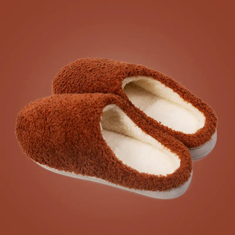 Soft Furry Winter Slippers for Women