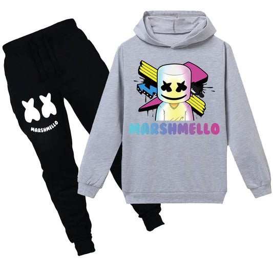 Marshmello Cotton Candy Boys' Hoodie Set