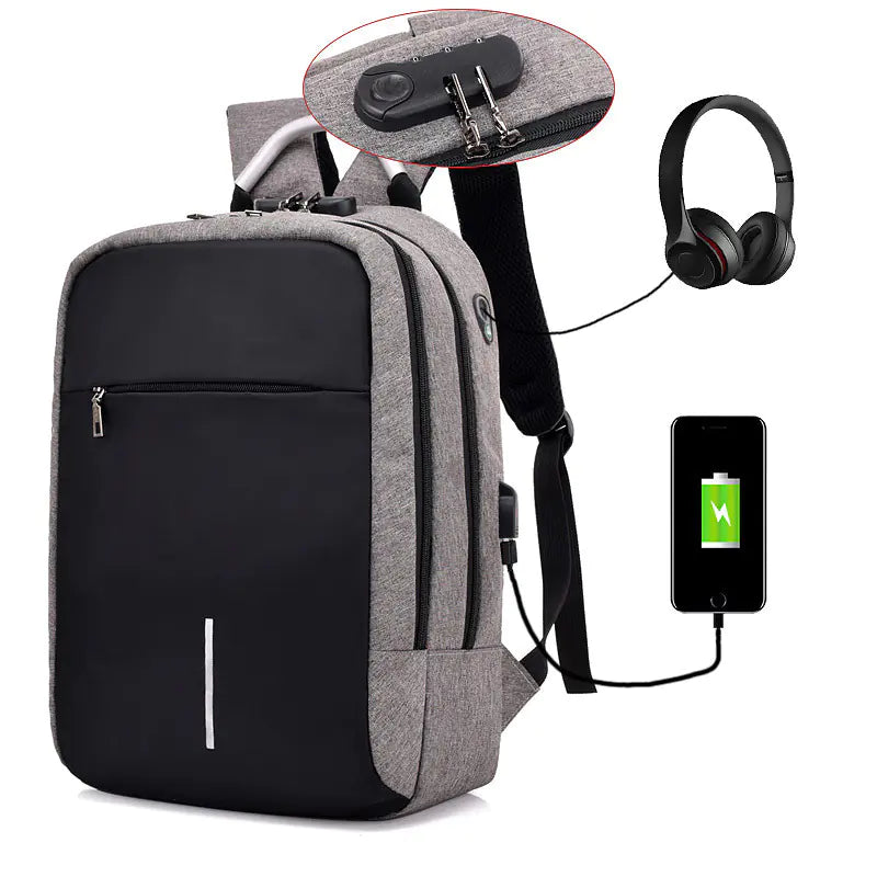 Men's Anti-Theft Laptop Backpack - Comfort Gift Box