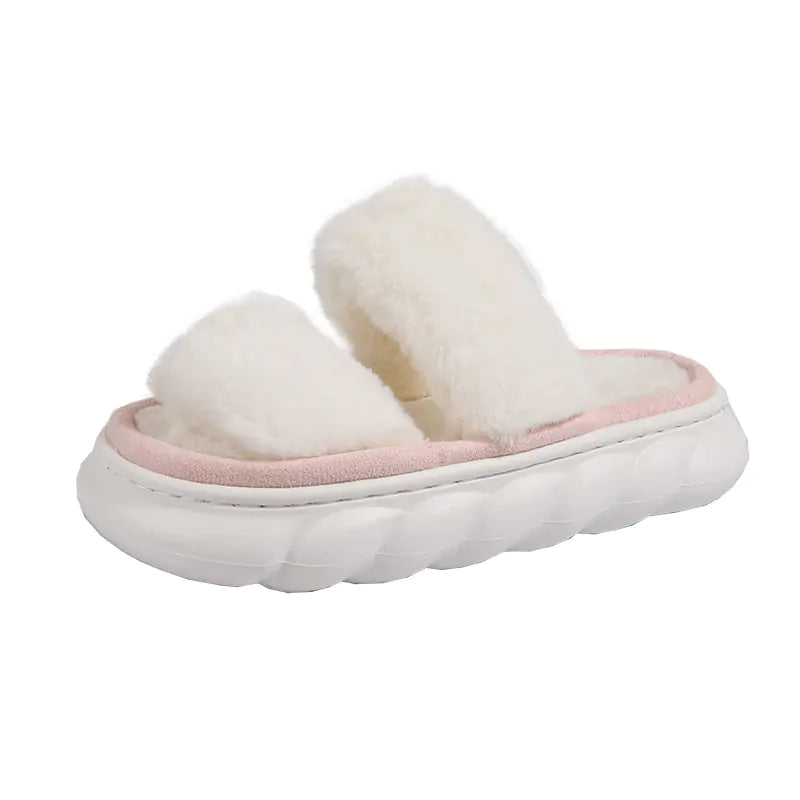 Heavy-soled Fur Slippers for Home Comfort - Comfort Gift Box