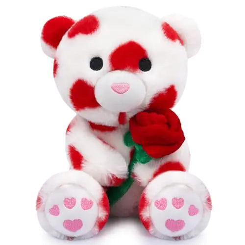 Plush Rose Teddy Bear Gift - Comfort Gift Box