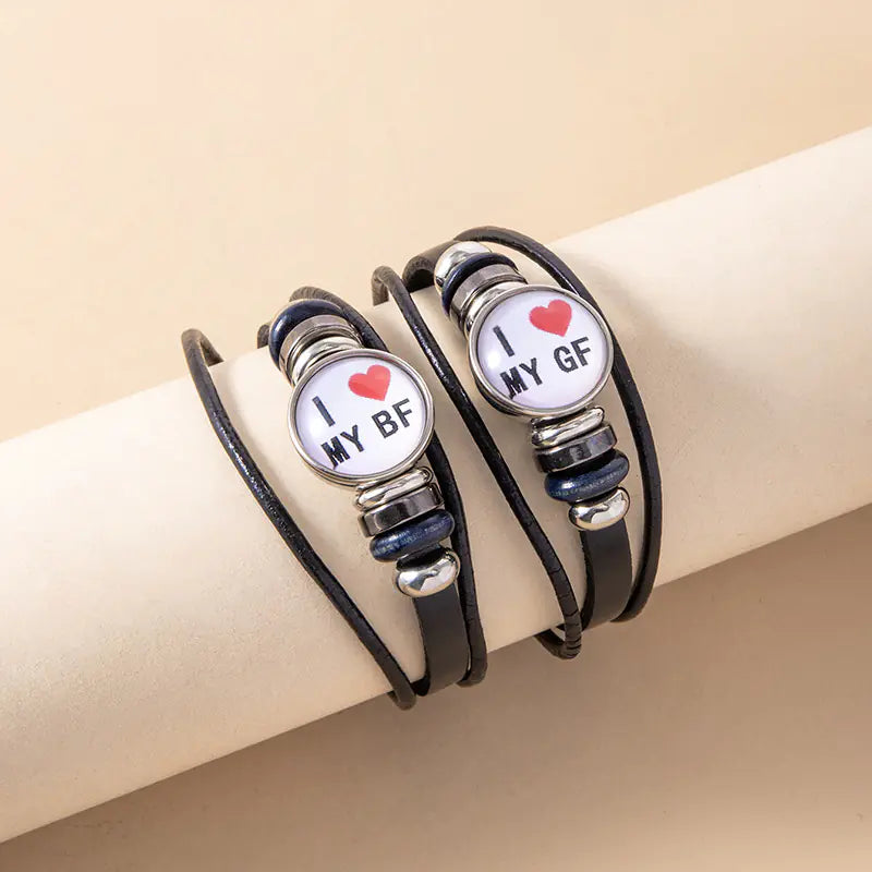 I Love You Couples Night Glow Bracelet Gift - Comfort Gift Box