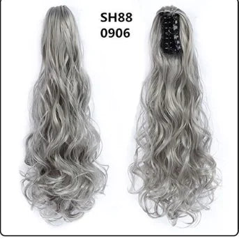 Fluffy Natural Lifelike Claw Clip Ponytail