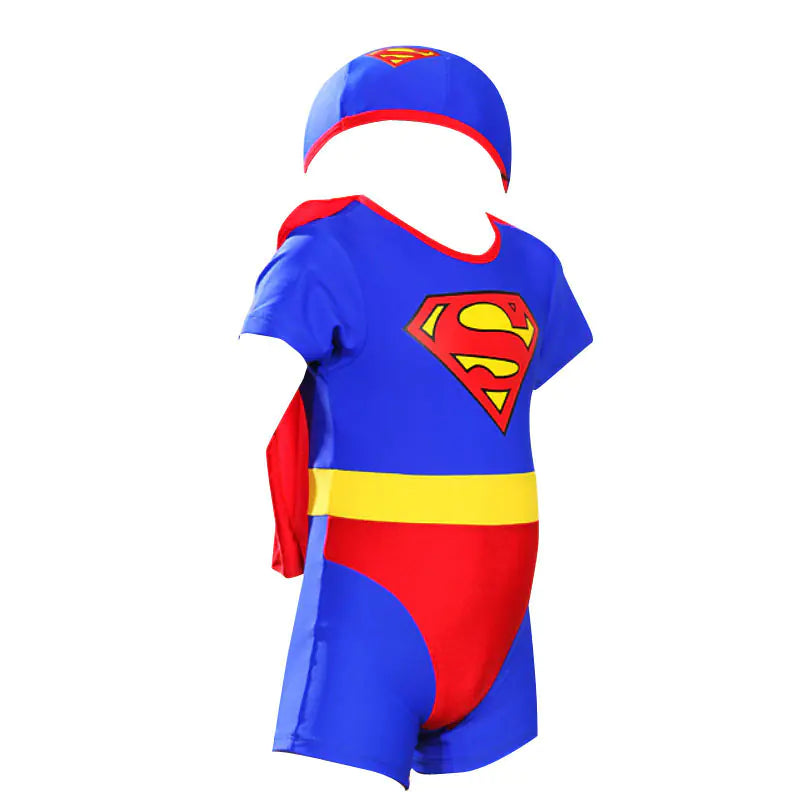 Boys' Cartoon One-Piece Swimwear for Kids