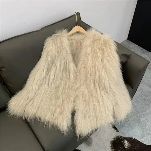 Reversible Mink Fur Women's Jacket - Stylish Short Design