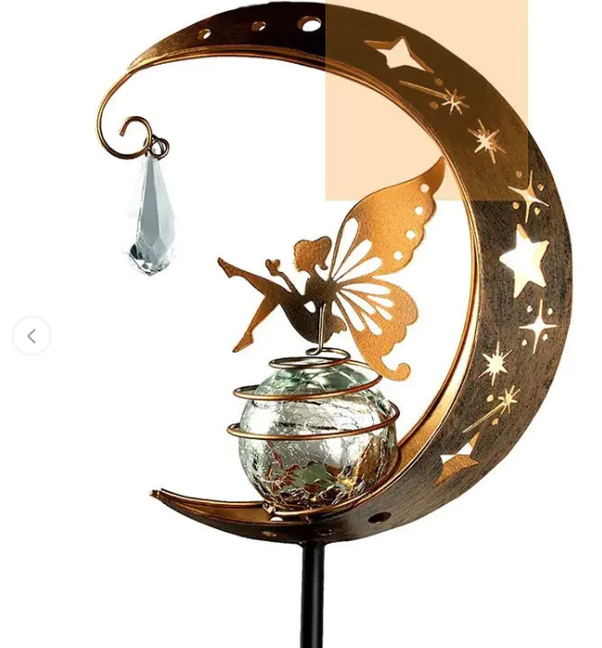 Solar Moon Fairy Garden Lamp - Comfort Gift Box