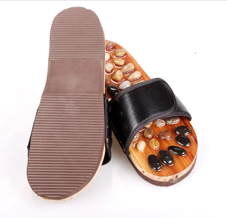 Massage Stone Slippers, Home Comfort Footwear - Comfort Gift Box