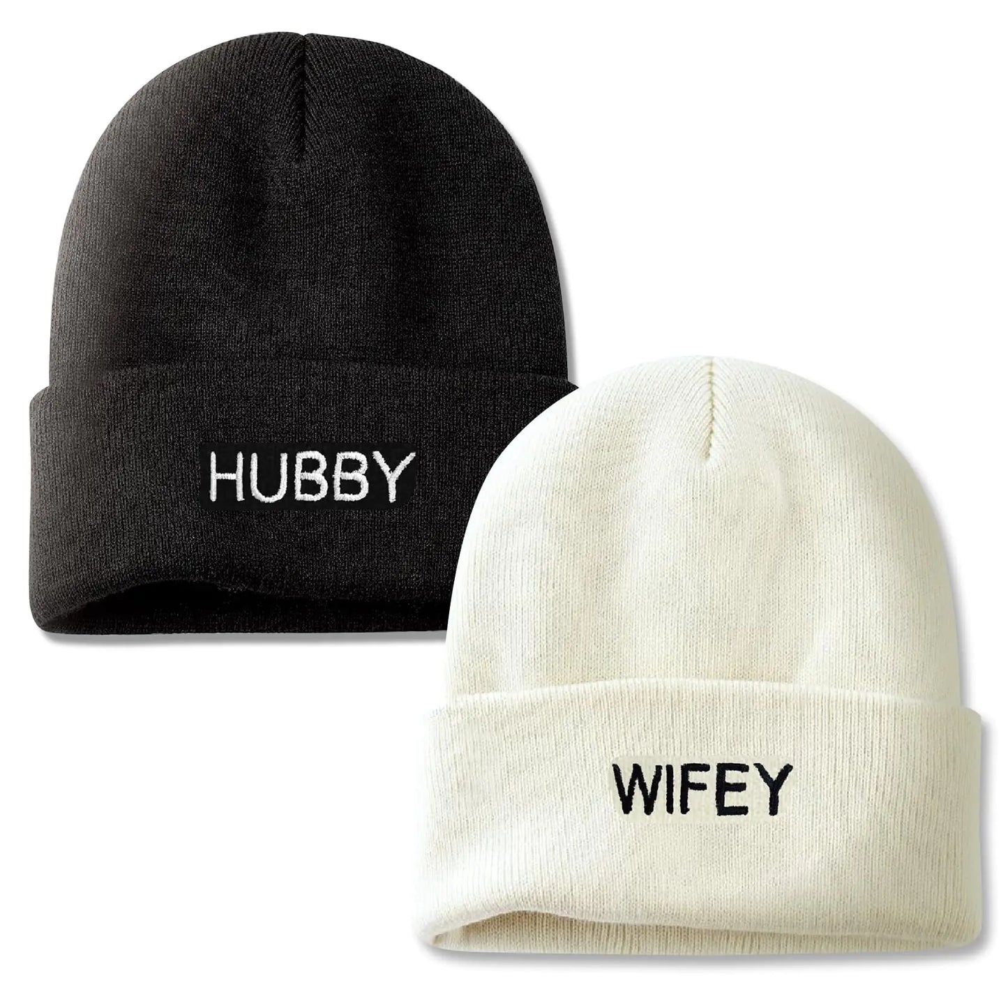 Hubby and Wifey Beanie Gift Set - Comfort Gift Box