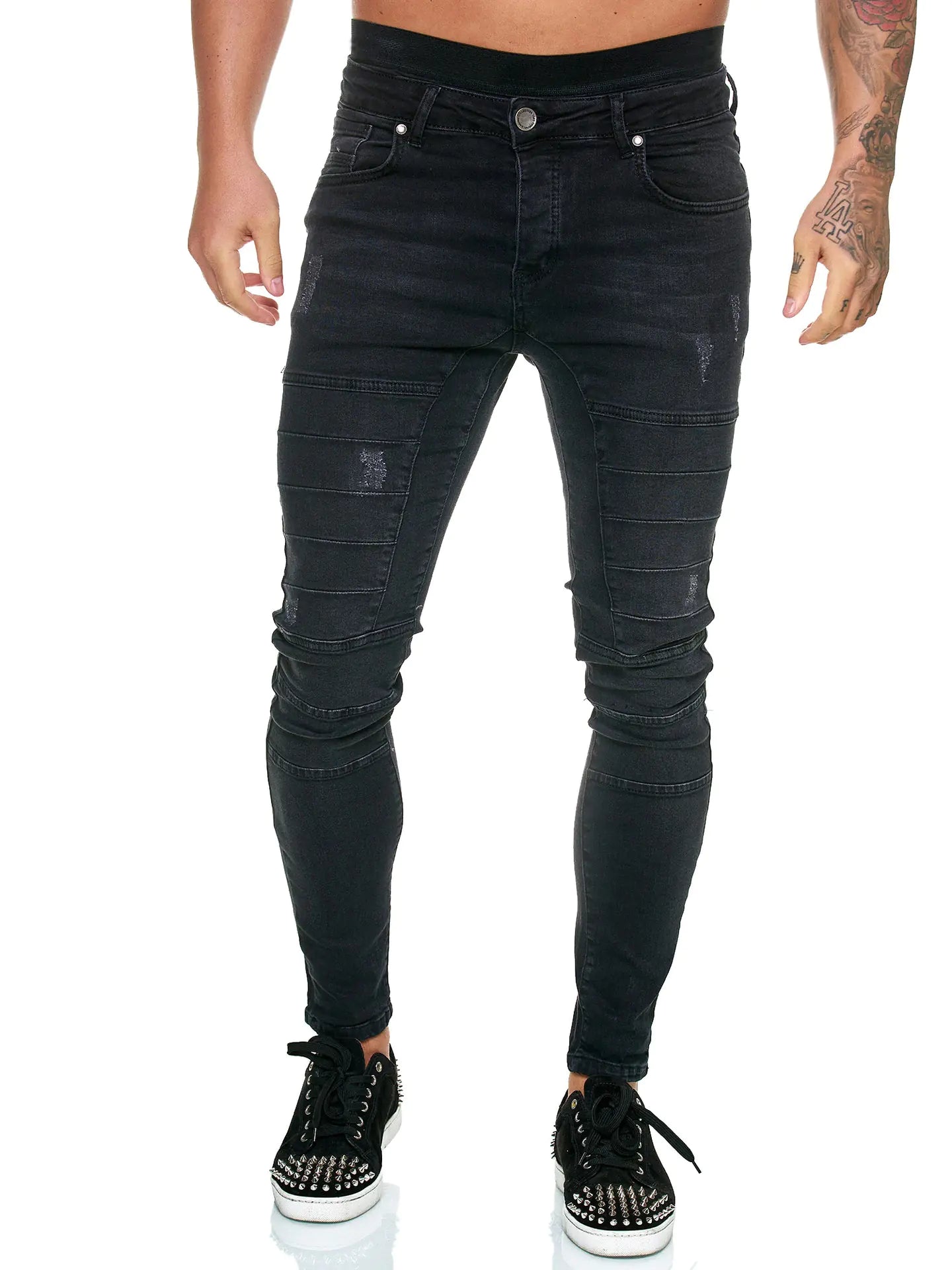 Men's Hip-hop Ripped Skinny Casual Jeans
