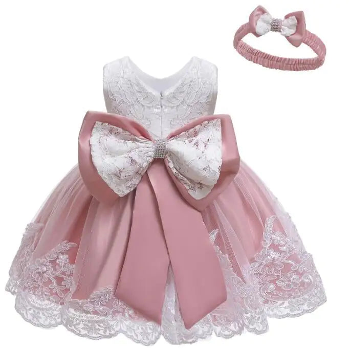 Fluffy Skirt Bow Hair Accessory