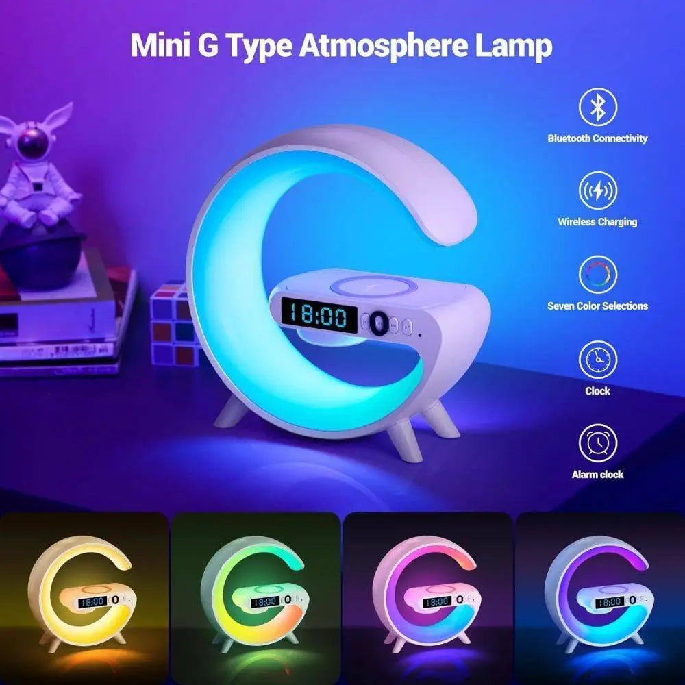 RGB Lamp: Speaker, Charger, Alarm - Comfort Gift Box