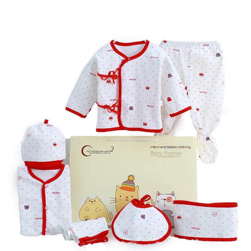 Newborn Gift Set - Warm 7-Piece Outfit for Infants