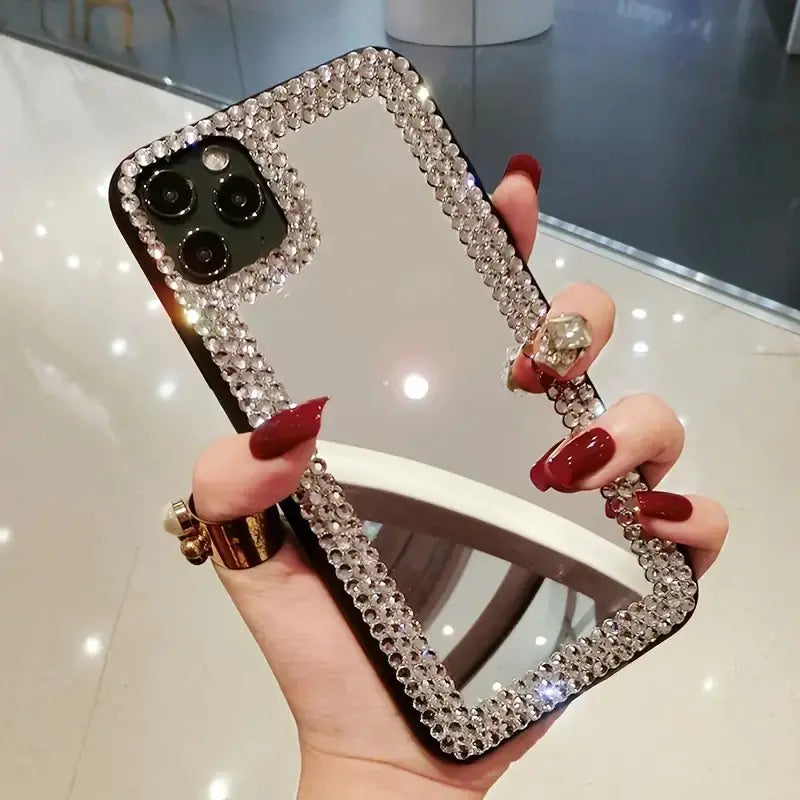 Glitter Rhinestone Phone Case for iPhone Models