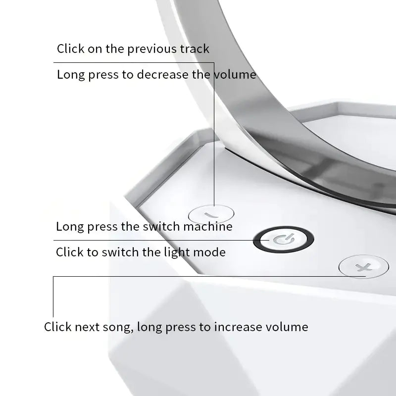 Portable RGB Light Speaker for Colorful Sound Experience - Comfort Gift Box