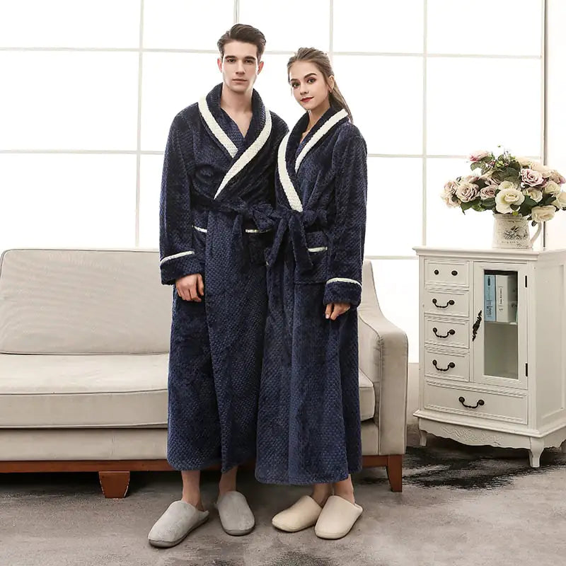 Couple Pajamas and Bathrobe Set for Women