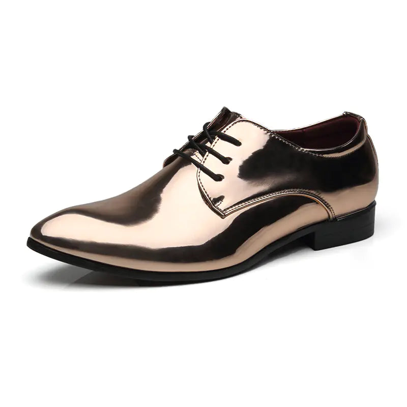 New Business Men's Leather Dress Shoes - Classic Style
