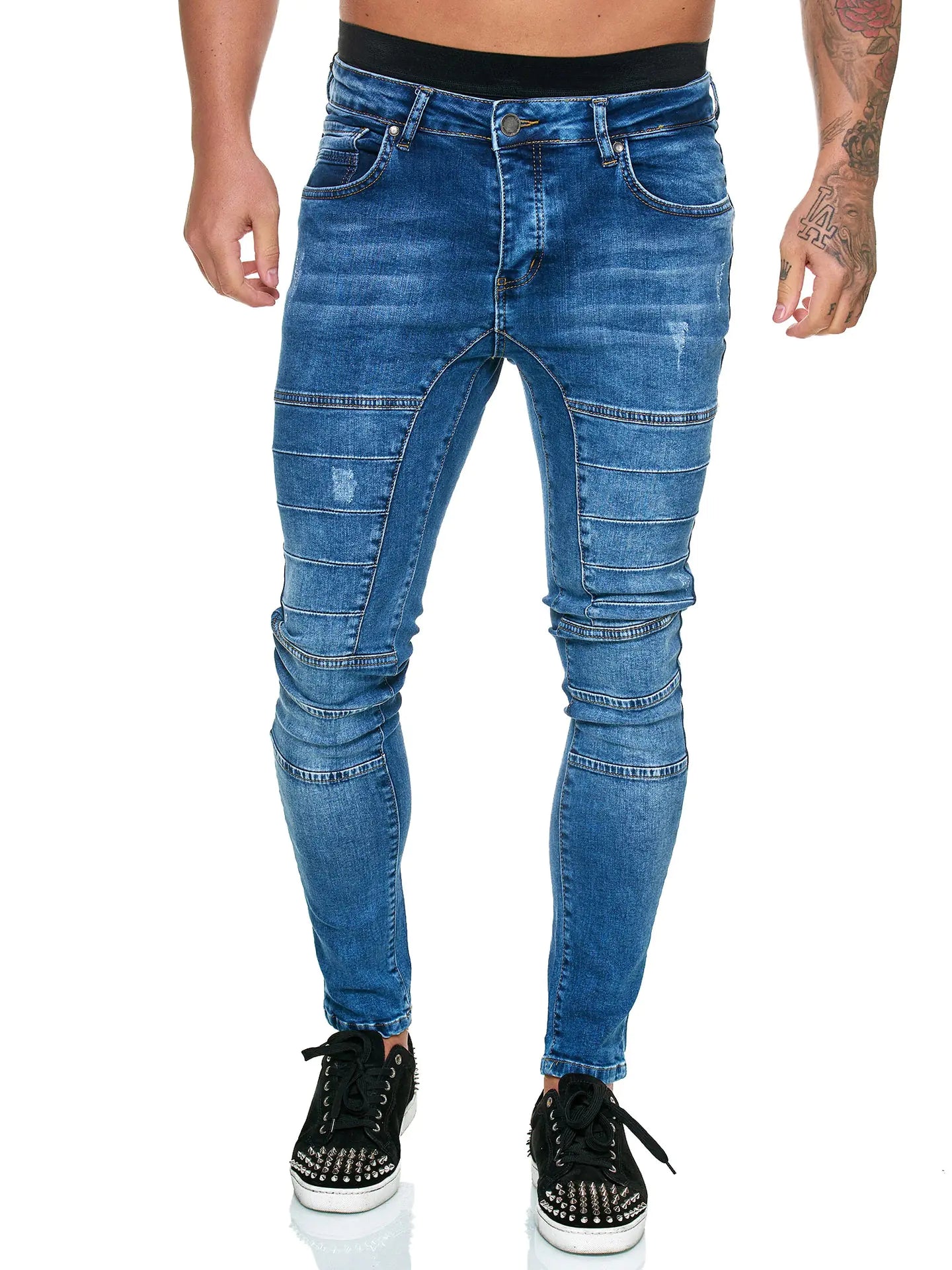 Men's Hip-hop Ripped Skinny Casual Jeans