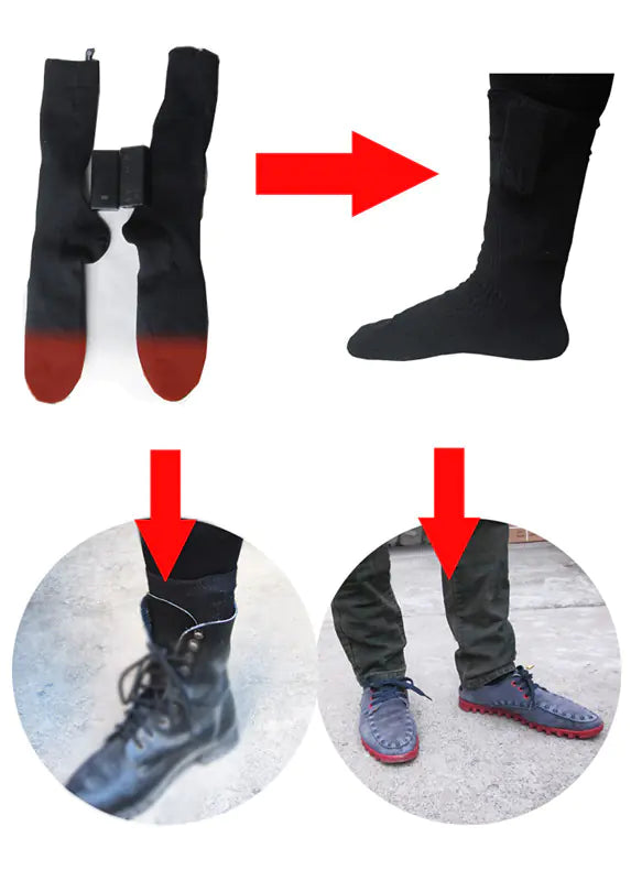 Heated Socks for Warmth and Comfort - Comfort Gift Box