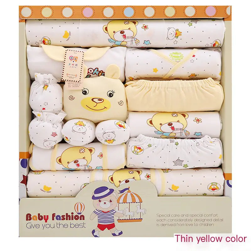 17-Piece Newborn Clothing Set with Gift Box
