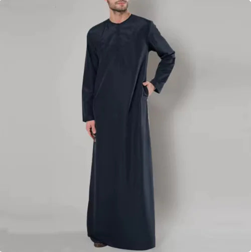 Men's Islamic Long Sleeve Kurta Robe - Comfort Gift Box