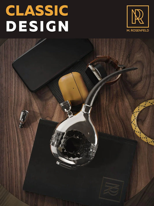 Mini Hookah Set With Everything Silver Hookah Set Portable Hookah Set For Car - Comfort Gift Box